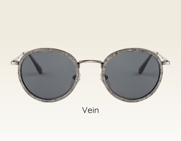 VEIN Holzsonnenbrille mit Metall