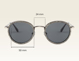 VEIN Holzsonnenbrille mit Metall