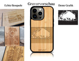 INDIVIDUELL iPhone 13 Pro Bambus-Kunststoff