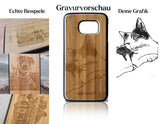 INDIVIDUELL Samsung Galaxy S8 Bambus-Kunststoff