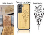 INDIVIDUELL Samsung Galaxy S22 Bambus-Kunststoff