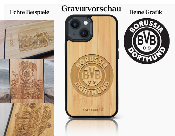 INDIVIDUELL iPhone 16 Bambus-Kunststoff