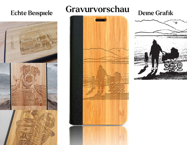 INDIVIDUAL iPhone 15 Pro Max Bamboo-Plastic