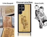 INDIVIDUELL Samsung Galaxy S23 Ultra Bambus-Kunststoff