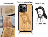 INDIVIDUELL iPhone 15 Pro Max Bambus-Kunststoff