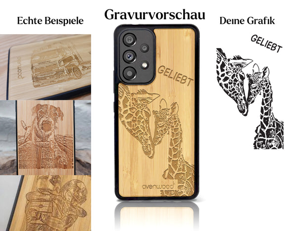 INDIVIDUELL Samsung Galaxy A55 Bambus-Kunststoff
