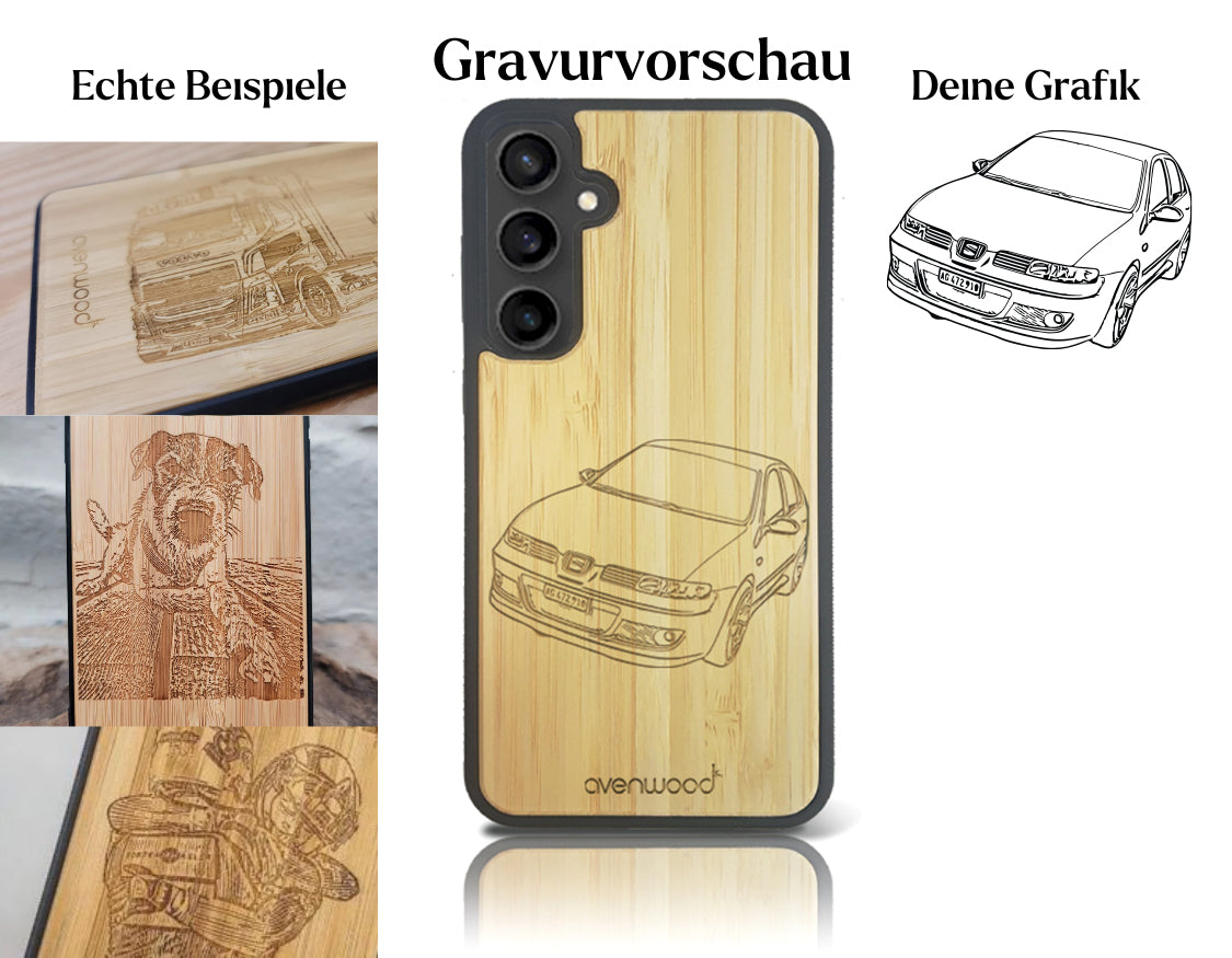 INDIVIDUELL Samsung Galaxy S23 FE Bambus-Kunststoff