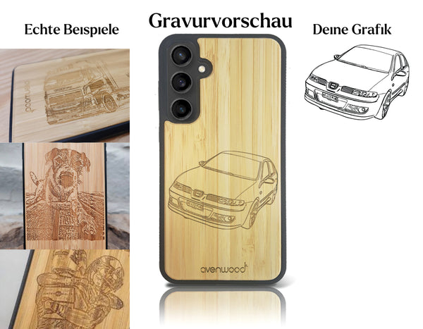 INDIVIDUELL Samsung Galaxy S23 FE Bambus-Kunststoff