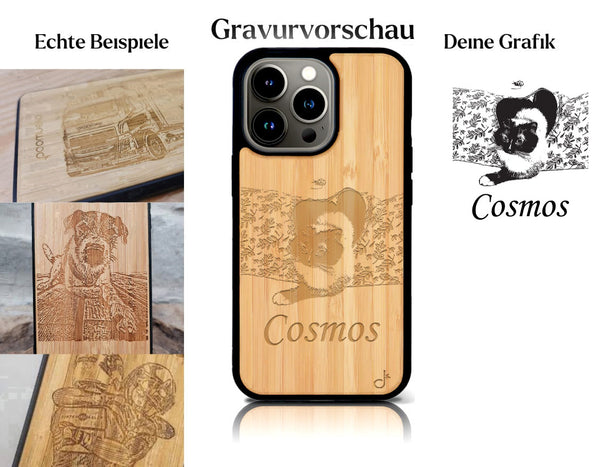 INDIVIDUELL iPhone 16 Pro Bambus-Kunststoff