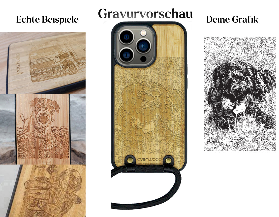 INDIVIDUELL iPhone 16 Pro Hülle zum Umhängen