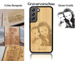INDIVIDUELL Samsung Galaxy S22 Plus Bambus-Kunststoff