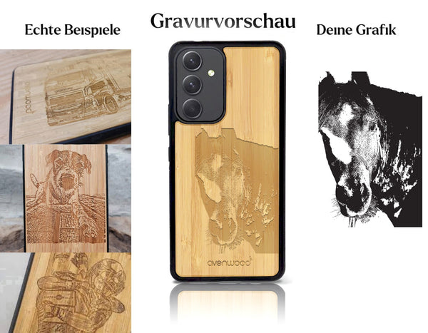 INDIVIDUELL Samsung Galaxy A55 Bambus-Kunststoff