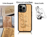 INDIVIDUELL iPhone 15 Pro Max Bambus-Kunststoff