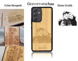 INDIVIDUELL Samsung Galaxy A54 Bambus-Kunststoff
