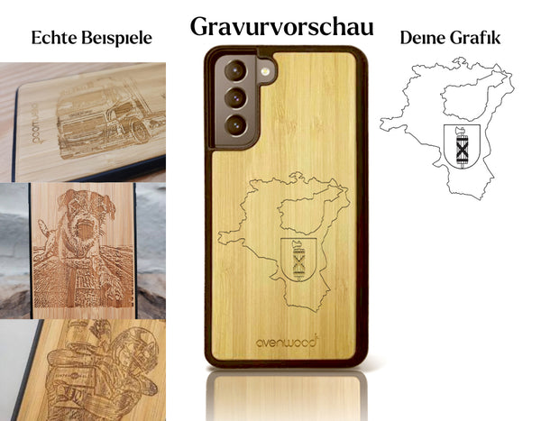 INDIVIDUELL Samsung Galaxy A52 Bambus-Kunststoff