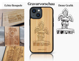 INDIVIDUELL iPhone 14 Plus Bambus-Kunststoff
