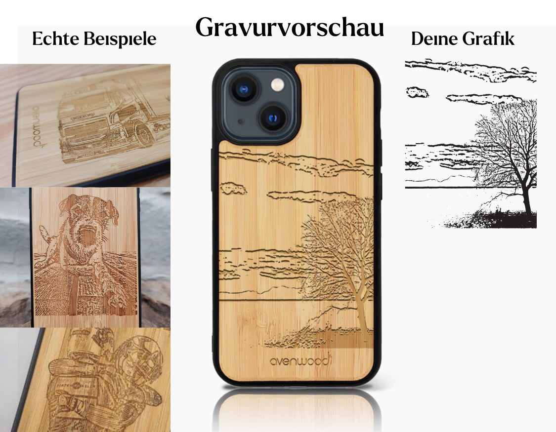 INDIVIDUELL iPhone 13 Mini Bamboo Plastic