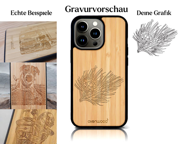 INDIVIDUELL iPhone 13 Pro Max Bamboo Plastic