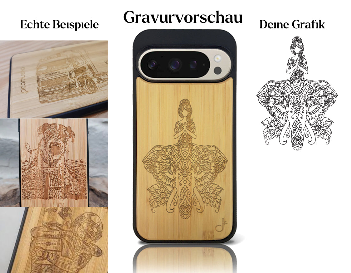 INDIVIDUELL Pixel 9 ProBambus-Kunststoff