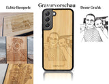 INDIVIDUELL Samsung Galaxy S22 Plus Bambus-Kunststoff