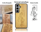 INDIVIDUELL Samsung Galaxy S24 Bambus-Kunststoff