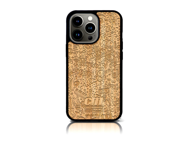 INDIVIDUELL iPhone 16 Pro Bambus-Kunststoff