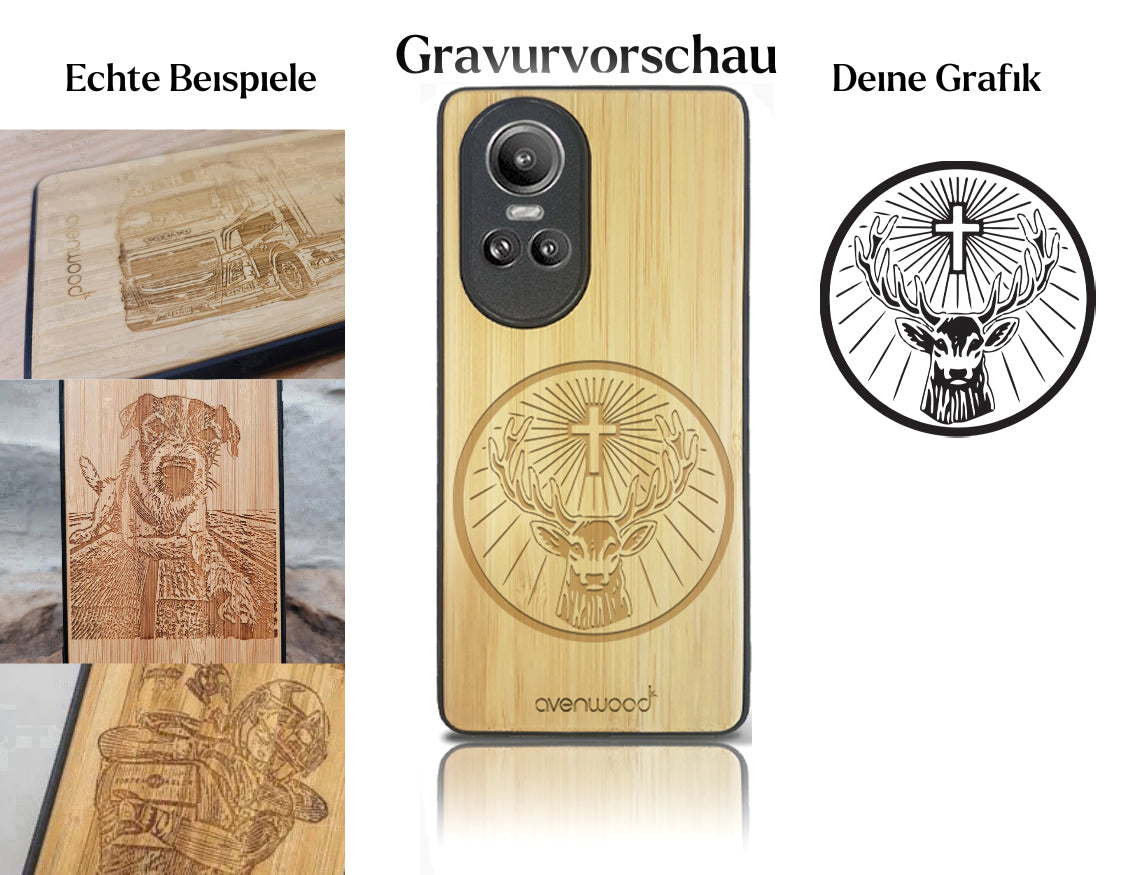 INDIVIDUELL Oppo Reno 10 ProBambus-Kunststoff