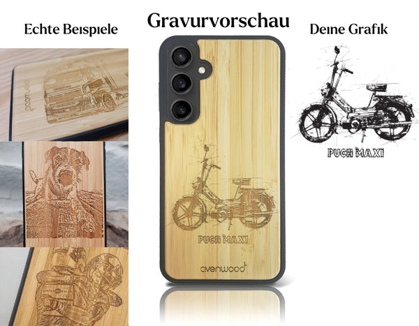 INDIVIDUELL Samsung Galaxy S23 FE Bambus-Kunststoff