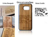 INDIVIDUELL Samsung Galaxy S8 Bambus-Kunststoff