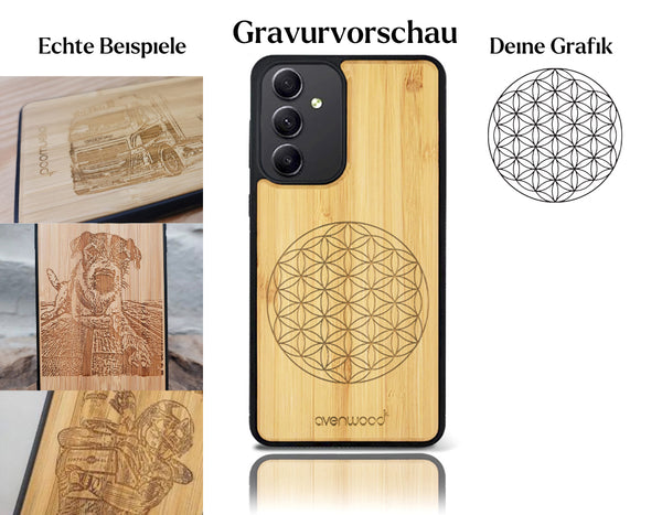INDIVIDUELL Samsung Galaxy A35 Bambus-Kunststoff