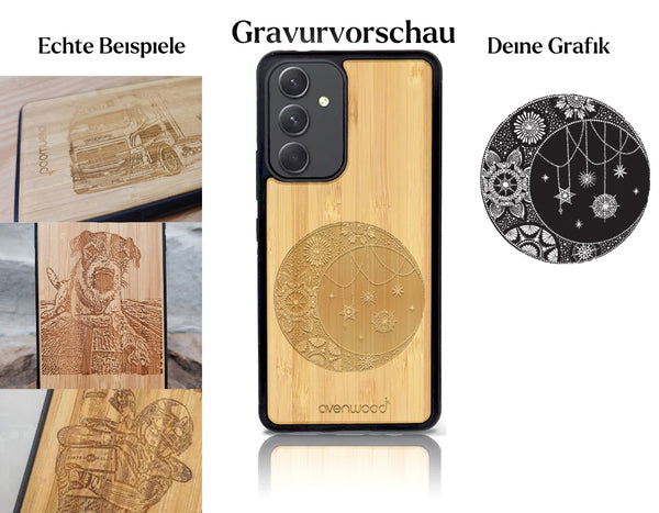 INDIVIDUELL Samsung Galaxy A55 Bambus-Kunststoff