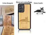 INDIVIDUELL Samsung Galaxy A55 Bambus-Kunststoff