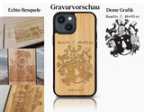 INDIVIDUELL iPhone 14 Bambus-Kunststoff