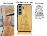 INDIVIDUELL Samsung Galaxy S24 Bambus-Kunststoff