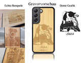 INDIVIDUELL Samsung Galaxy S22 Bambus-Kunststoff