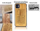 INDIVIDUELL iPhone 11 Bambus-Kunststoff