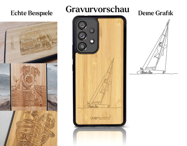 INDIVIDUELL Samsung Galaxy A53 Bambus-Kunststoff