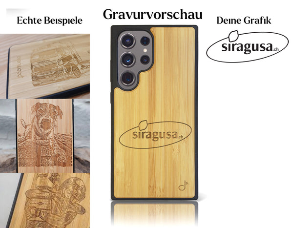INDIVIDUELL Samsung Galaxy S24 Ultra Bambus-Kunststoff