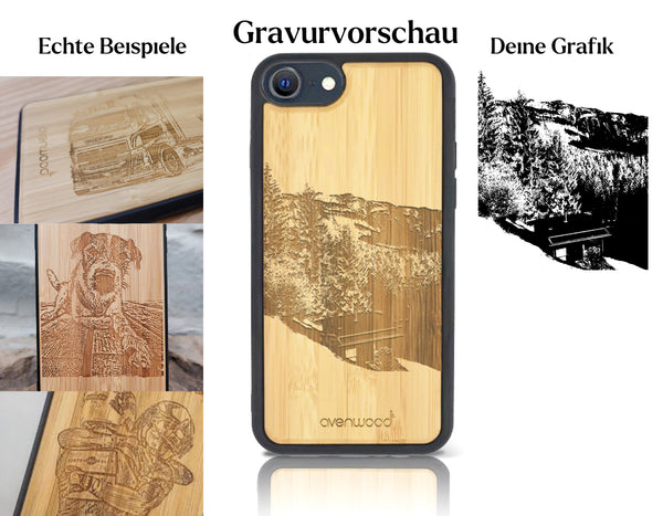 INDIVIDUELL Phone SE 2. Generation Bambus-Kunststoff