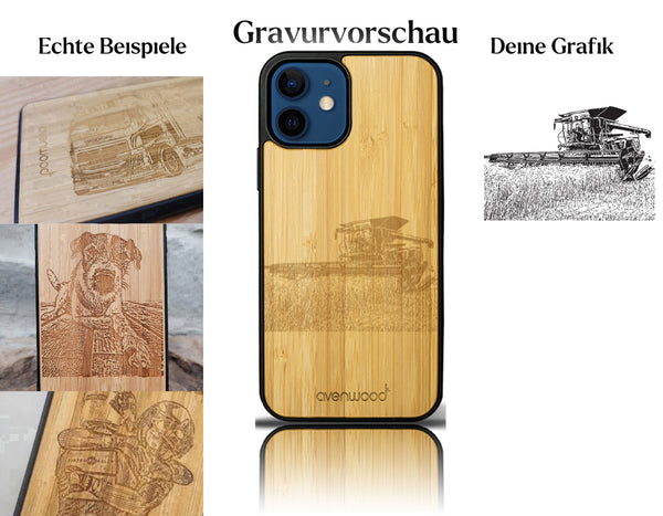 INDIVIDUELL iPhone 12 Bamboo Plastic