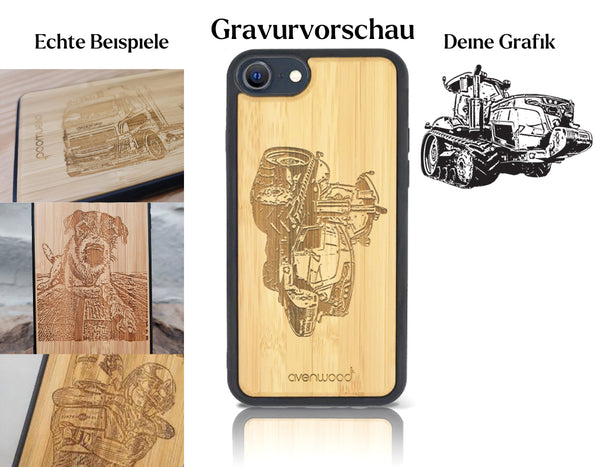 INDIVIDUELL iPhone 12 Bambus-Kunststoff