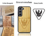 INDIVIDUELL Samsung Galaxy S23 Bambus-Kunststoff