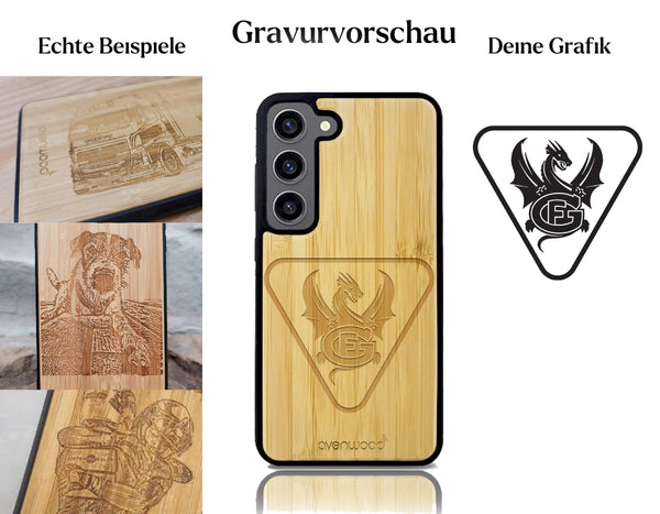INDIVIDUELL Samsung Galaxy S23 Bambus-Kunststoff
