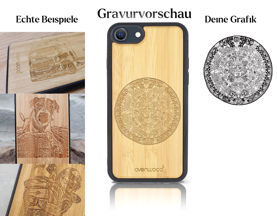 INDIVIDUELL Phone SE 2. Generation Bambus-Kunststoff
