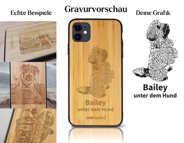 INDIVIDUELL iPhone 11 Bambus-Kunststoff