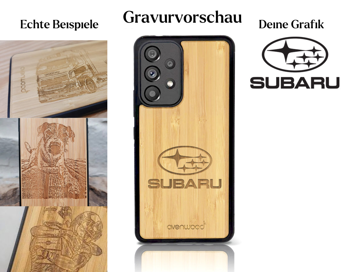 INDIVIDUELL Samsung Galaxy A53 Bambus-Kunststoff