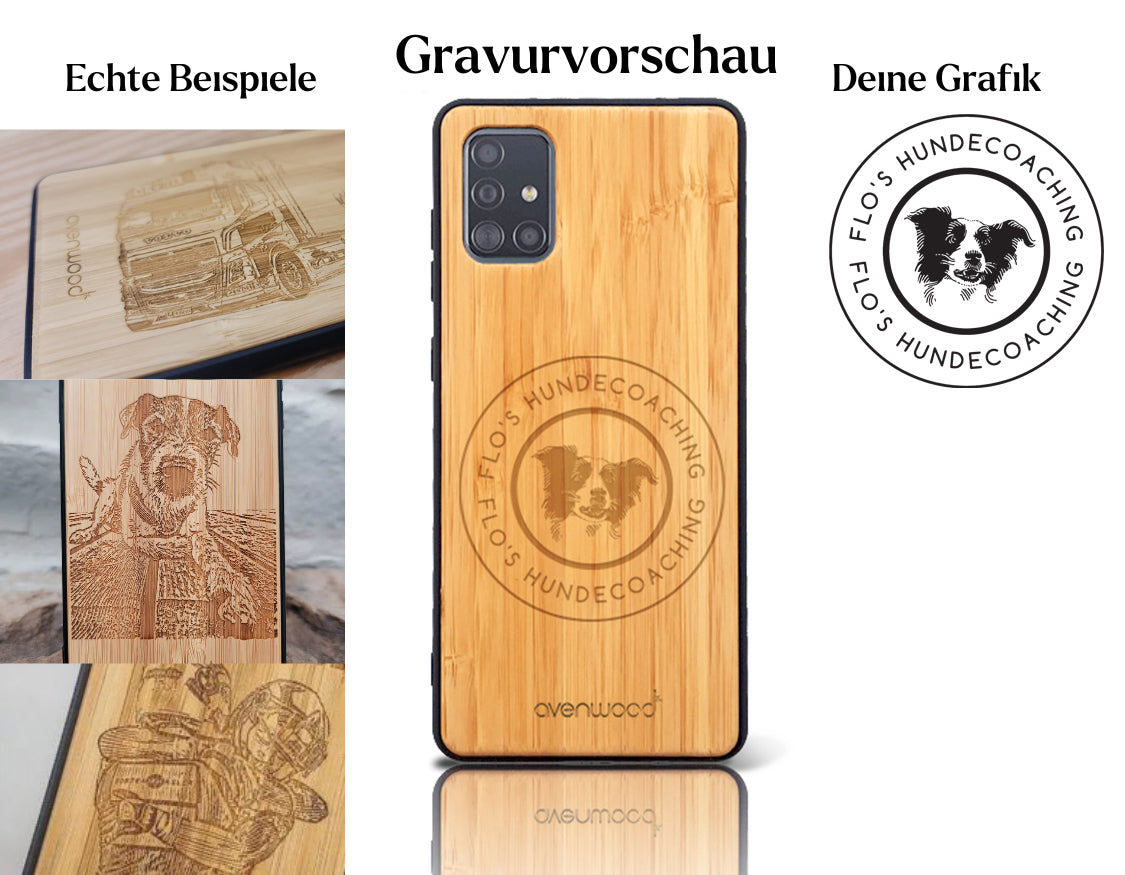 INDIVIDUELL Samsung Galaxy A72 Bambus-Kunststoff