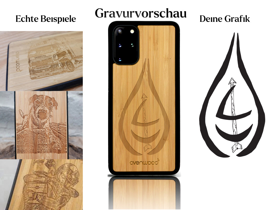 INDIVIDUELL Samsung Galaxy S20 Plus Bambus-Kunststoff