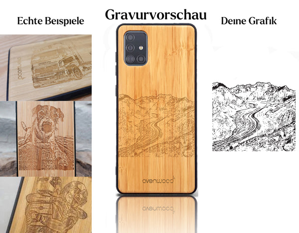 INDIVIDUELL Samsung Galaxy S24 Bambus-Kunststoff