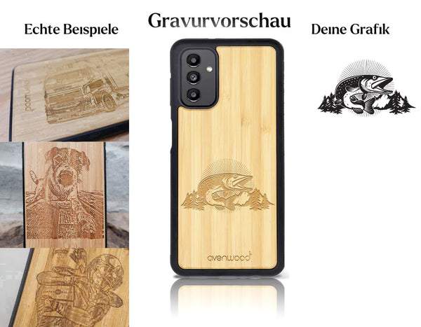 INDIVIDUELL Samsung Galaxy A13 Bambus-Kunststoff